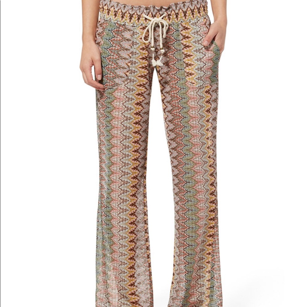 Roxy Chevron Laced Flare Pants